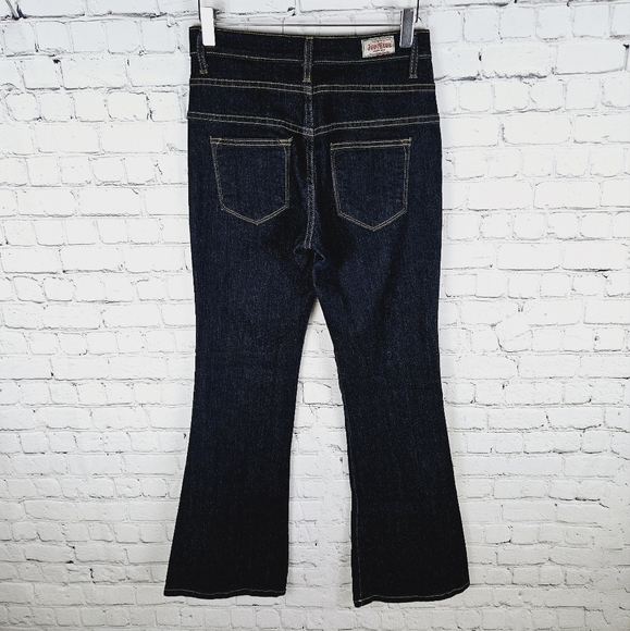 JUDY BLUE | high waist flare leg bell bottom exposed button fly stretch jeans - Picture 2 of 8